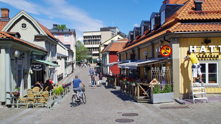 Uteserveringar i Västerås. Foto: Mostphotos.