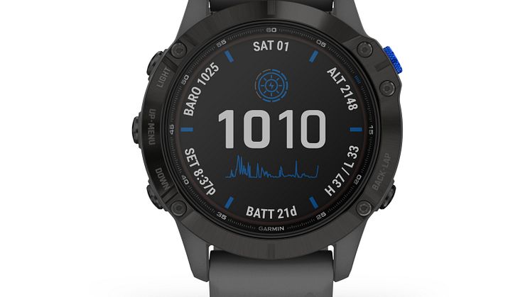 fenix 6 Pro Solar Schiefergrau / Schwarz 