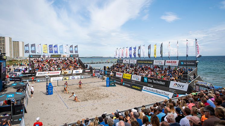 German Beach Tour des Deutschen Volleyball-Verbandes (DVV) auf Fehmarn ©HochZwei