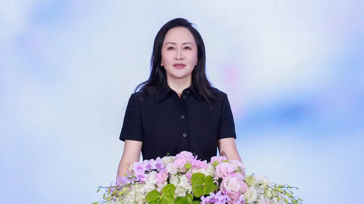 Huawein kiertovuorossa oleva puheenjohtaja Sabrina Meng