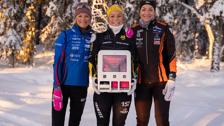 Essity och längdlandslaget bryter tabun kring menshälsa i Skidsverige