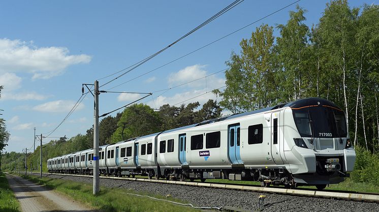 Great Northern's new Moorgate fleet is under test in Germany 
