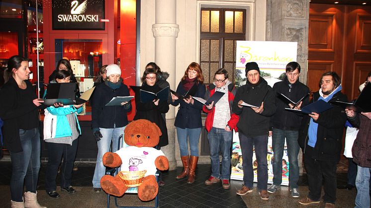 Der Bärenherz-Weihnachtsstand: Eine gelungene Veranstaltung in der Mädler-Passage