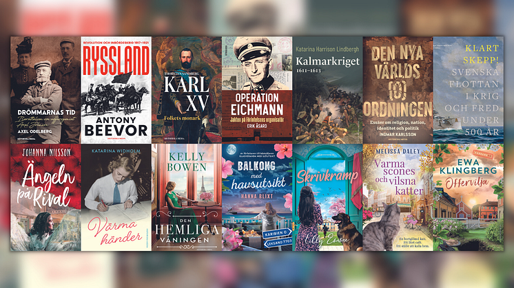 Historiska Media presenterar: Sommarens böcker 2022!