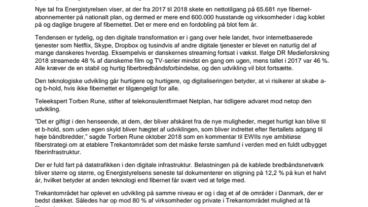 Danskerne er vilde med fibernet