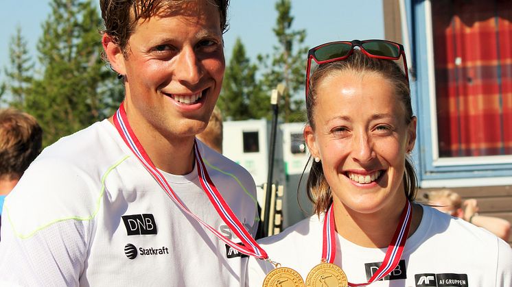 NM-gull til herr og fru Birkeland