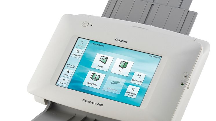 Canons nya nätverksskanner-serie ScanFront hjälper företaget att spara genom att boosta kontorets produktivitet.