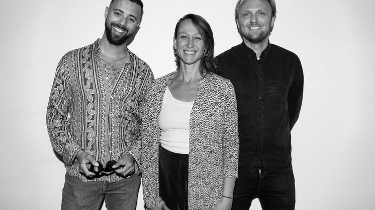 Arrangörerna Alexander Salzberger, Frieda Wentworth och Erik Ohlsson