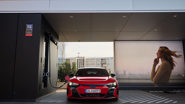 Audi charging hub Frankfurt