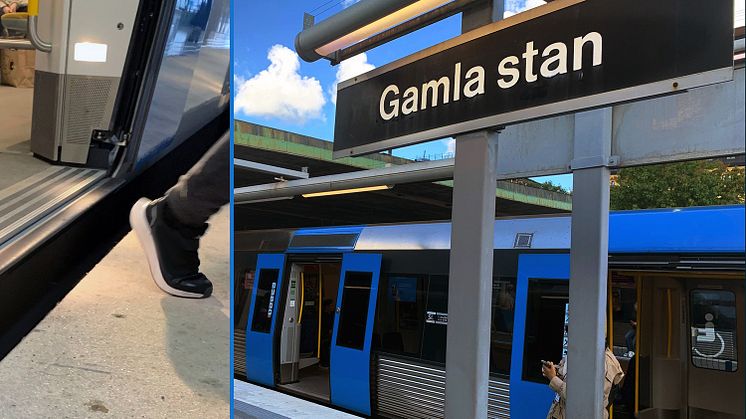 SL ska minska avståndet mellan tåg och plattform vid tunnelbanestationen Gamla stan.