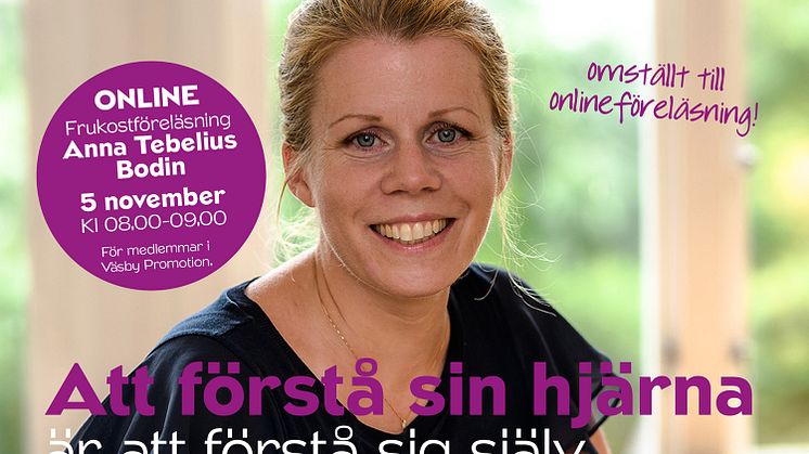 Online frukostföreläsning med Anna Tebelius Bodin