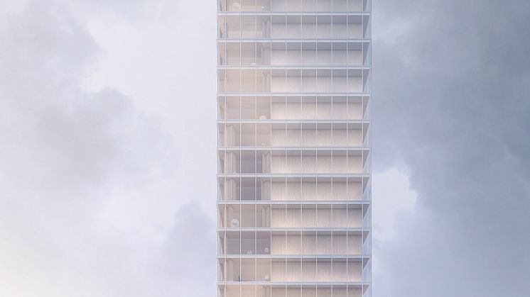 Skellefteå kulturhus. Världens högsta träbyggnad. Bild: White Arkitekter