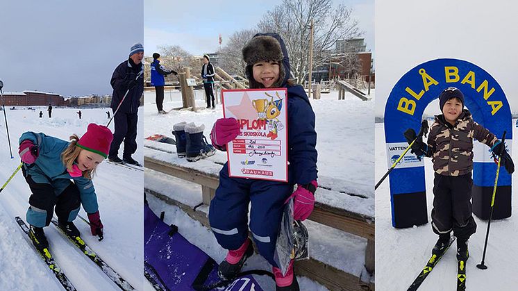 SSF arrangerar barnskidskola på Gärdet i Stockholm