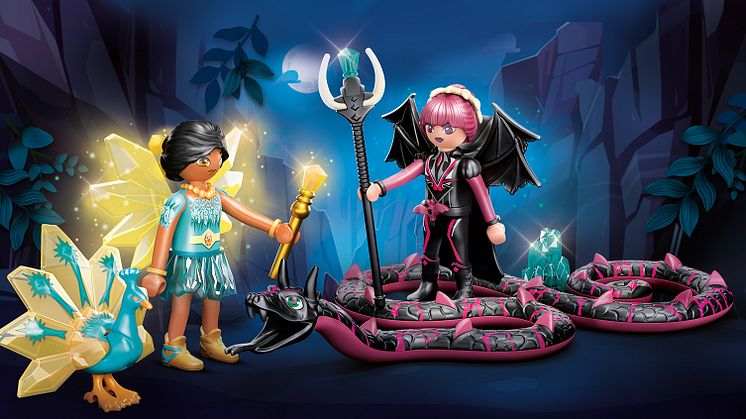 Crystal Fairy und Bat Fairy mit Seelentieren (70803) von PLAYMOBIL