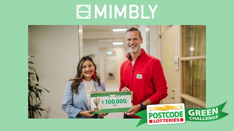 Mimbly valdes ut som en av fem finalister i Postcode Lotteries Green Challenge!