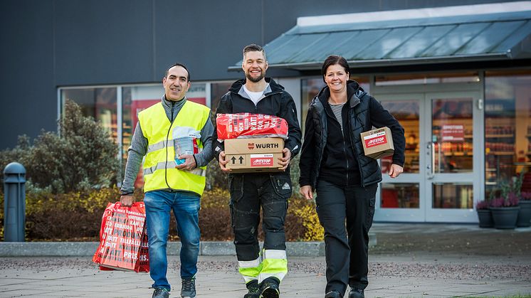 Würth Svenska AB öppnar butik i Växjö