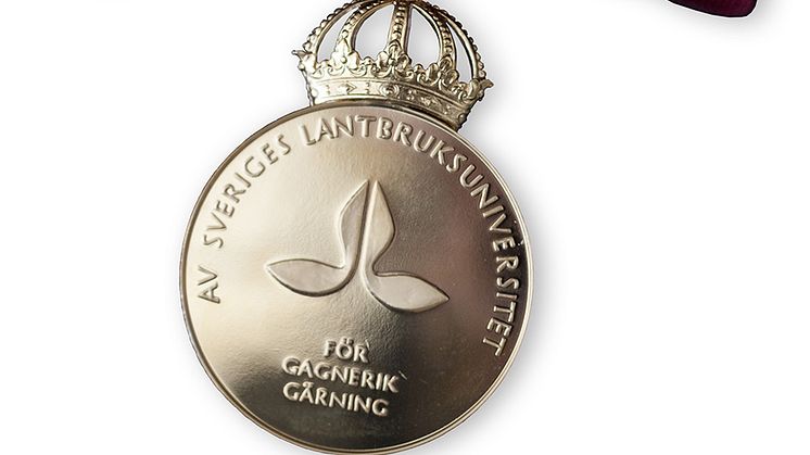 SLU:s förtjänstmedaljer 2021 till Gren, Magnusson och Lundqvist