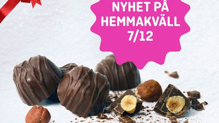 Trippelnöt, klassikern choklad och tre nötter i ny tappning, hos Hemmakväll i lösvikt from 7/12