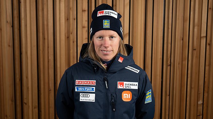 Sandra Näslund är nominerad till årets Jerringpris efter sin fenomenala säsong. Foto: Klas Rockberg/Ski Team Sweden Alpine