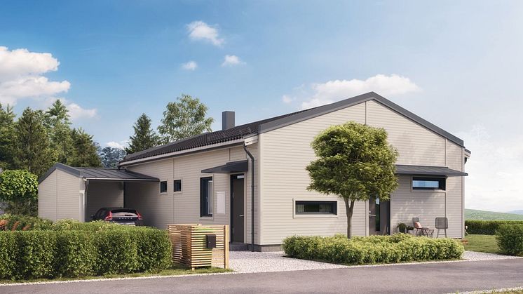 Kv Pärlbandet - 3D-bild av 1-planshus