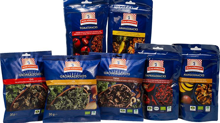 Kung Markatta lanserar en oemotståndlig uppsättning av läckra raw-snacks