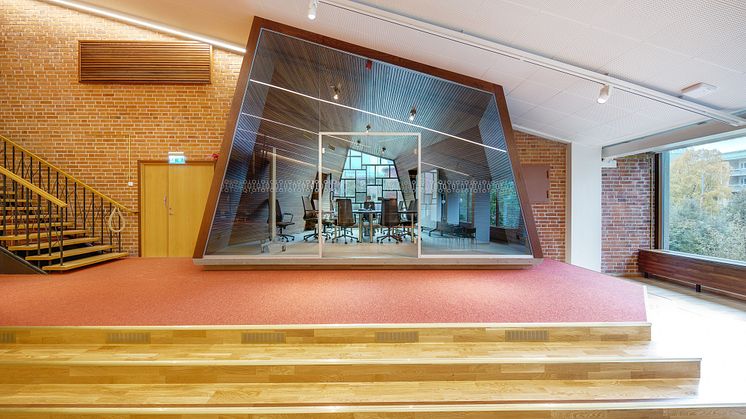 The boardroom, Laura Palmer, in the Pansalen events arena of The Great Northern innovation house