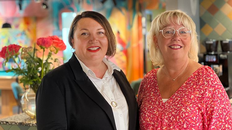 Claudia Andreasson och Sari Isberg