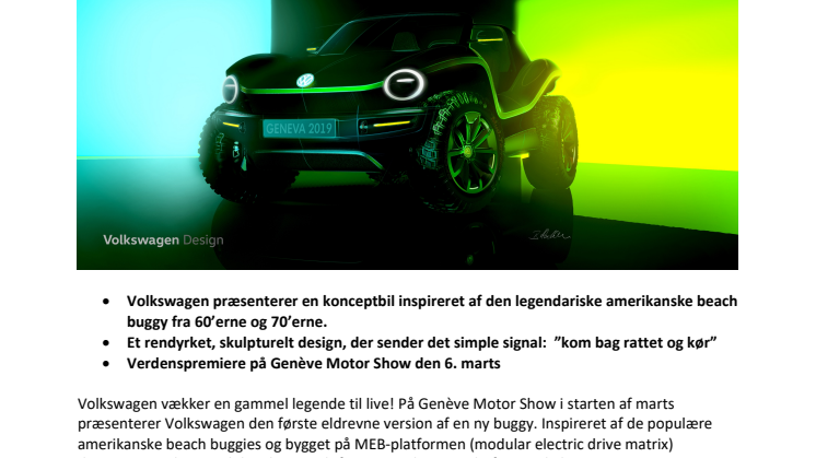 Beach buggyen er tilbage – og nu er den elektrisk