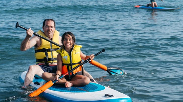 Paddelsurf och andra vattensporter vid Costa Daurada