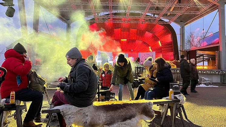 Stämningen var på topp under lördagens hemvändarevent P.S. Saknar dig på Skansen.     Foto: Ann-Sofie Boman