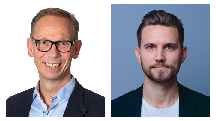 Christian Castwall, affärsområdeschef IHM Business School, Daniel Monthan, CEO, Howspace Sverige