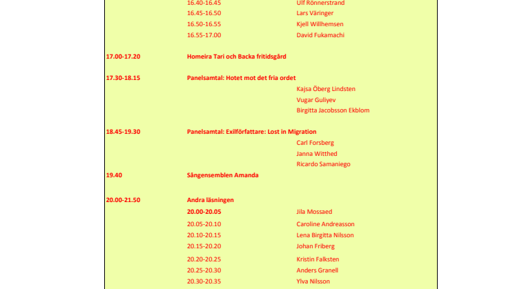 Jag måste tala - nu med Schema – En Manifestation för Det fria ordet 10 maj på Folkteatern Göteborg