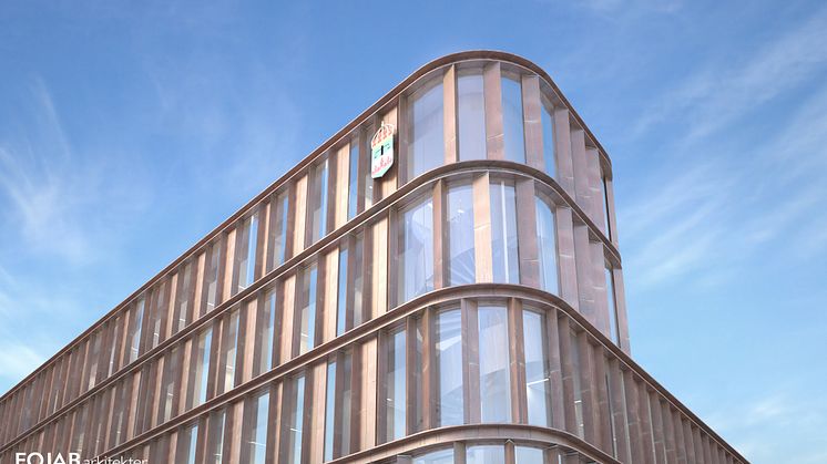 Lunds tingsrätt - Fasad nordväst