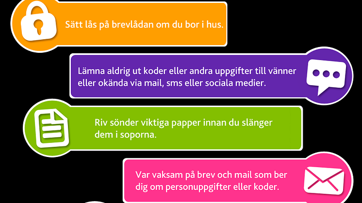 Fem tips för att försvåra en identitetsstöld