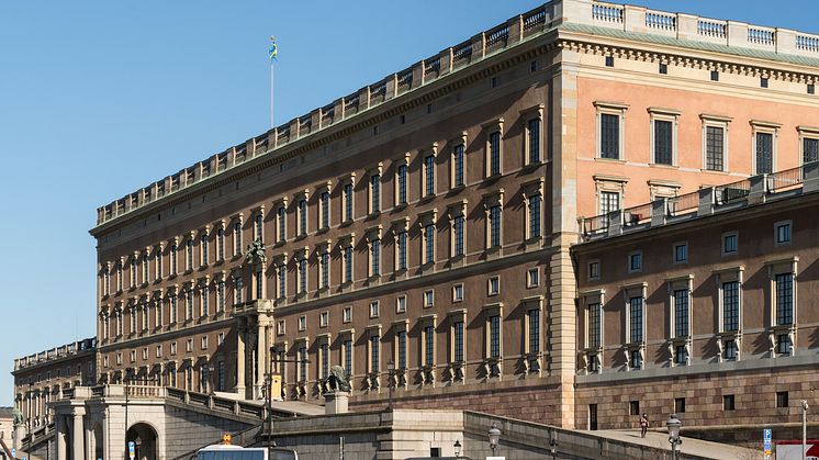 Stockholms slotts norra fasad. Foto: Peder Lindbom, AIX. 
