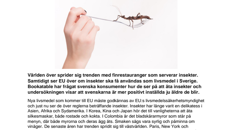 Äta myror? Matkulturen som krälar sig in på finkrogen  