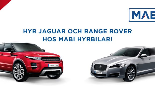 Jaguar och Land Rover hos Mabi Hyrbilar