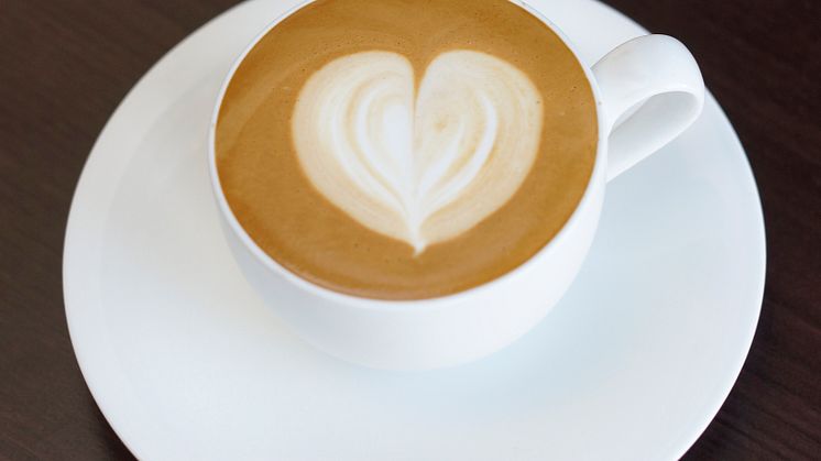 How to make a coffee heart