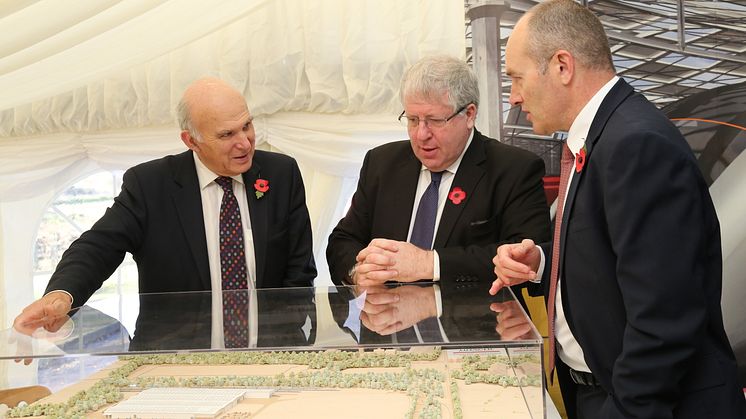 Hitachi Rail Europe Manufacturing Plant –Start of Construction Phase Ceremony with Rt Hon Dr Vince Cable MP and Rt Hon Patrick McLoughlin MP 