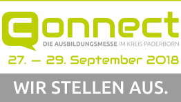 Wir sind bei der Ausbildungsmesse connect dabei!