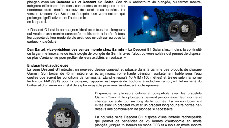CP Garmin Descent G1 Solar