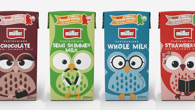 Müller Milk & Ingredients link up with Walker Books to offer prize draw for school books