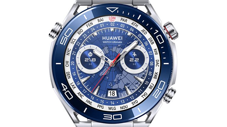 Huawei Watch Ultimate_Blue_Front