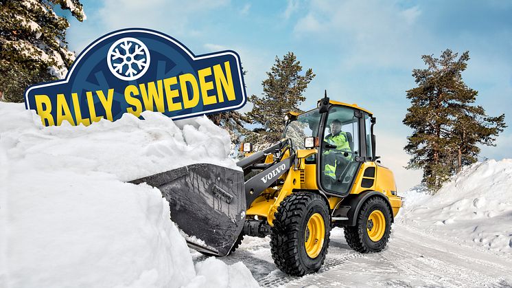 ​Swecon växlar upp samarbetet med Rally Sweden tillsammans med Volvo Construction Equipment
