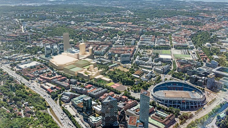 Samråd om program för del av evenemangsområdet inom stadsdelen Heden är ett av ärendena på stadsbyggnadsnämnden den 21 maj. 