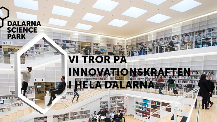 Dalarna Science Park är en innovationsarena som stödjer utveckling av människor och företag med tillväxtambitioner