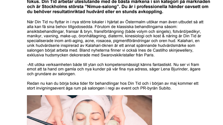 Snart kan du få ännu mer av Din Tid