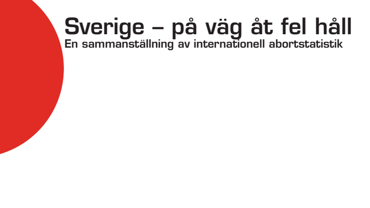 Abortstatistiken: Utdrag ur rapporten