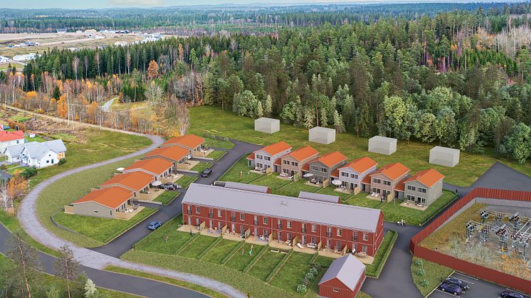 Säljstart för radhus och kedjehus i Nya Mellangården