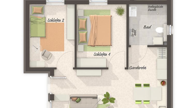 Grundriss Glueckswelthaus 61